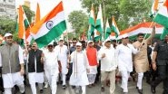 Har Ghar Tiranga Campaign: BJP President JP Nadda Flags Off Tiranga Yatra From Gujarat&rsquo;s Rajkot Ahead of Independence Day 2024 (See Pics)