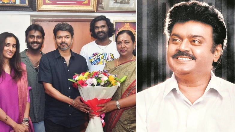 Vijayakanth Birth Anniversary: Late Actor&rsquo;s AI Avatar in Vijay&rsquo;s &lsquo;GOAT&rsquo;; Kamal Haasan Remembers Captain in Touching Post