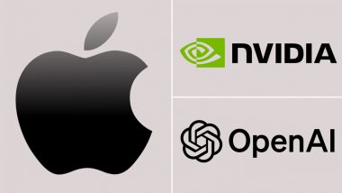 Apple, Nvidia Likely To Invest in OpenAI Funding Round, Could Value ChatGPT Maker at Over USD 100 Billion: Report