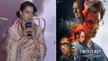 ‘Emergency’ Trailer Launch: Kangana Ranaut Thanks Her Upcoming Film’s Cast for Their Endless Support, Says ‘It’s Not Easy To Stand by Me’ (Watch Video)