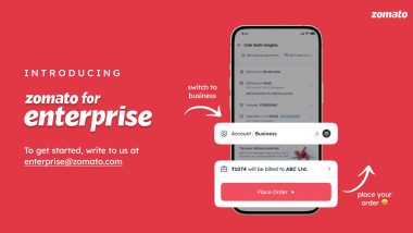 Zomato CEO Deepinder Goyal Introduces ‘Zomato for Enterprise’ To Simplify Corporate Food Expense Management