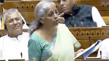 Taxes Were Imposed on Health Insurance Even Before GST Regime, Finance Minister Nirmala Sitharaman Informs Lok Sabha (Watch Video)