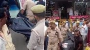 Bareilly: Woman&rsquo;s Body With Throat Slit Found in Pool of Blood Inside Hotel Room, Police Suspect Murder (Watch Videos)