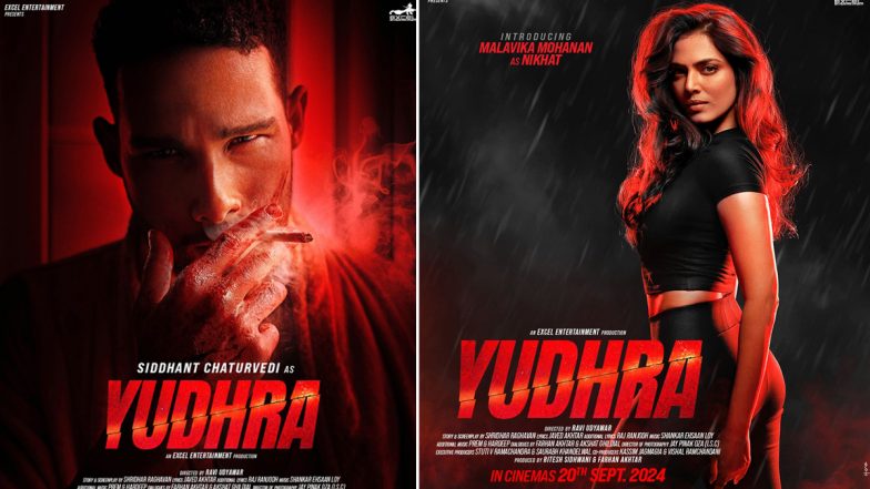 ‘Yudhra’: Siddhant Chaturvedi and Malavika Mohanan Look Badass in NEW Posters From Action-Drama; Trailer Drops on THIS Date!