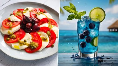 Labor Day 2024 Recipes: From Caprese Salad Skewers to Berry and Mint Lemonade, 5 Mouth-Watering Recipes To Add to Your Menu for End of Summer Party (Watch Videos)