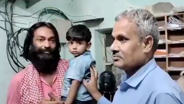 UP Police Head Constable Abducts His Child After Domestic Dispute, Arrested in Mathura; Video of Toddler Refusing To Leave Kidnapper Dad Goes Viral