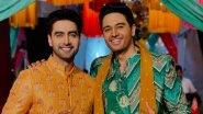&lsquo;YRKKH&rsquo; x &lsquo;Anupamaa&rsquo;: Rohit Purohit Aka Armaan Poses With Gaurav Khanna Aka Anuj During Raksha Bandhan Special Episode (See Pics)