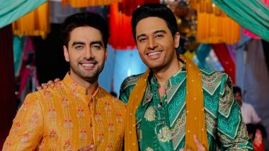 ‘YRKKH’ x ‘Anupamaa’: Rohit Purohit Aka Armaan Poses With Gaurav Khanna Aka Anuj During Raksha Bandhan Special Episode (See Pics)