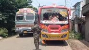 Bengal Bandh: 10&ndash;12 Individuals on Bikes Vandalise Passenger Buses in West Midnapore Amid Statewide Strike (Watch Video)