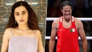 Taapsee Pannu Discusses Imane Khelif&rsquo;s Gender Controversy at Olympics, Questions &lsquo;Why Aren&rsquo;t Usain Bolt and Michael Phelps Banned?&rsquo;