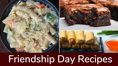 Friendship Day 2024 Recipes: From Spring Rolls to Brownies, 5 Easy Dishes You Can Make With Your BFFs at Home (Watch Videos)