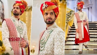 ‘Ghum Hai Kisikey Pyaar Meiin’: Hitesh Bharadwaj Aka Rajat Drops His Wedding Look From Sets; Check Out BTS Glimpses of ‘Dulheraja’!