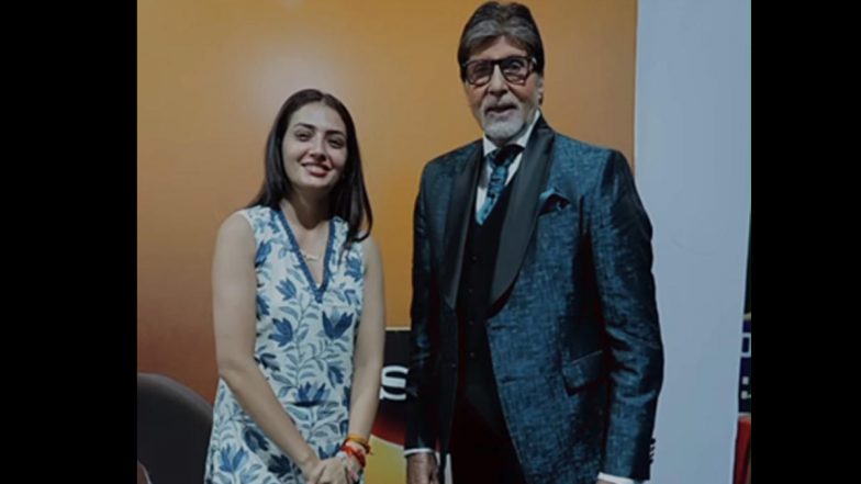 Chandrika Dixit Meets Amitabh Bachchan, ‘Vada Pav’ Girl Clicks Pics With Big B on ‘Kaun Banega Crorepati’ S16 Set