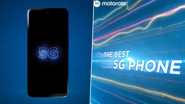 Motorola Teases Upcoming 5G Smartphone Launch in India (Watch Teaser Video)