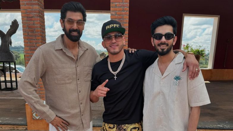 Anirudh Ravichander and Rana Daggubati Join Forces With UFC Fighter Anthony Pettis for a Collab, Latter Drop Picture From Their Meeting