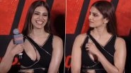 Video of &lsquo;Yudhra&rsquo; Actress Malavika Mohanan Adjusting Her Bold Black Cut-Out Dress Goes Viral &ndash; WATCH