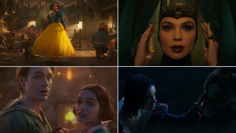 ‘Snow White’ Teaser Trailer: Rachel Zegler’s Classic Disney Princess Faces Off Gal Gadot’s Evil Queen and Her Magic Apple (Watch Video)