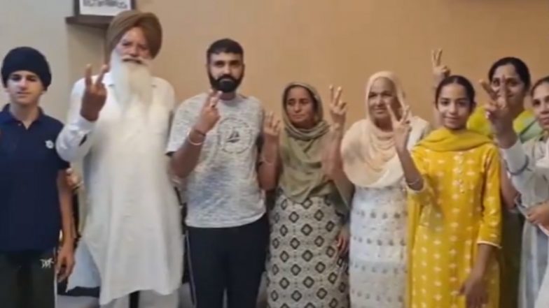 Paris Olympics 2024: Celebrations Unfold at Gurjant Singh’s House After India Men’s Hockey Team Storms Into Semi-Finals (Watch Video)