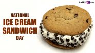 National Ice Cream Sandwich Day 2024 Wishes and HD Images: These Wallpapers, GIFs, Messages and Greetings Perfectly Sum Up Your Love for Ice Cream Sandwich