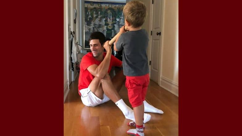 Novak Djokovic, A Devotee of Lord Krishna? Old Picture Resurfaces After Serbian Tennis Star Clinches Gold Medal at Paris Olympics 2024