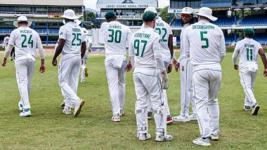 WI vs SA 1st Test 2024: South Africa and West Indies Settle for Draw in Rain-Hit Series Opener