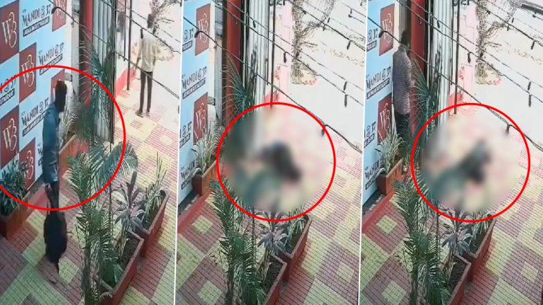 Hyderabad Shocker: MVSR Engineering College Student Stabbed to Death by 3 Men As Onlookers Watch in Balapur, Disturbing Video Surfaces