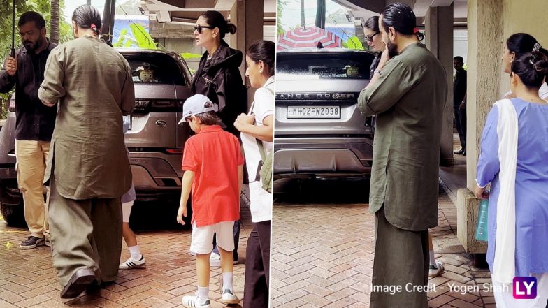 Saif Ali Khan Sets New Fashion Benchmark With Casual Kurta, Palazzo Pant, and a Bold Sleek Ponytail (See Pics)