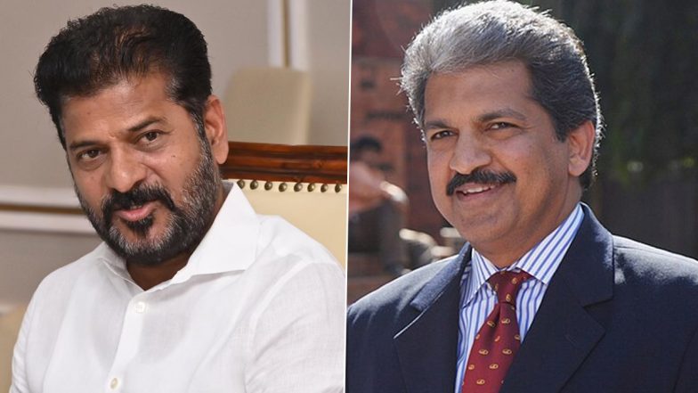 US: Telangana CM Revanth Reddy Announces Anand Mahindra As Likely Chairman of Skills University (Watch Video)