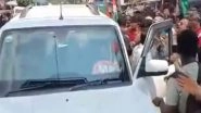 &lsquo;Bengal Bandh&rsquo;: BJP&rsquo;s Jalpaiguri MP Jayanta Kumar Roy&rsquo;s Car Gheraoed by TMC Workers in Siliguri (Watch Video)