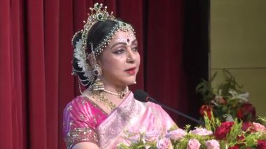 Janmashtami 2024: Hema Malini Unveils Panchajanya Rangmanch at Cultural Event in Mathura (Watch Video)