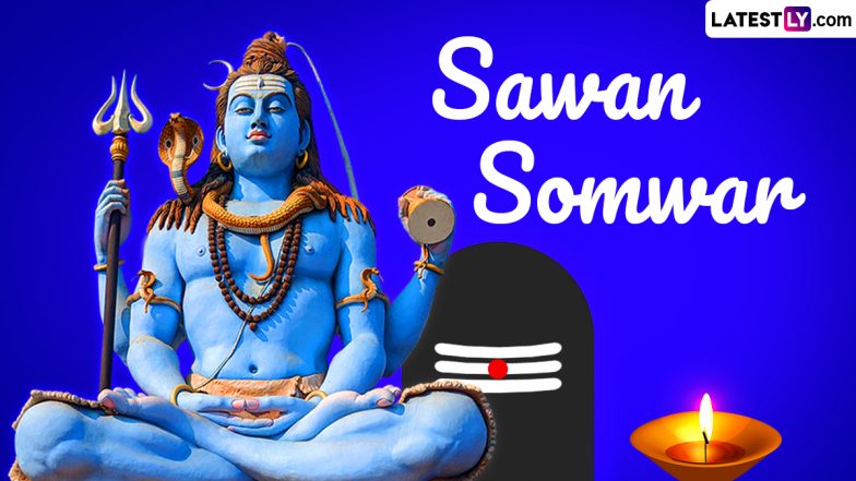 Sawan Somwar 2024 Wishes and Greetings: Lord Shiva Images, HD Wallpapers, Sawan Quotes and Shravan Messages for Free Download Online