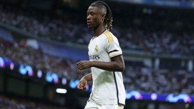 Real Madrid Midfielder Eduardo Camavinga Suffers Ligament Injury Ahead of UEFA Super Cup 2024 Clash Against Atalanta; Sidelined Up To Seven Weeks