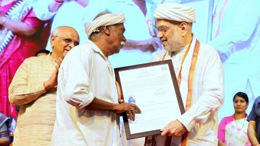 Citizenship Amendment Act: Union Home Minister Amit Shah Distributes Citizenship Certificates to 188 Refugees Under CAA in Gujarat (See Pics)