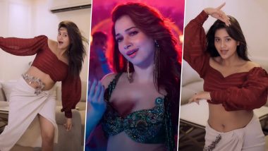 Anjali Arora’s Sizzling Dance to Tamannaah Bhatia’s ‘Aaj Ki Raat’ from ‘Stree 2’ Sets the Internet Ablaze (Watch Video)