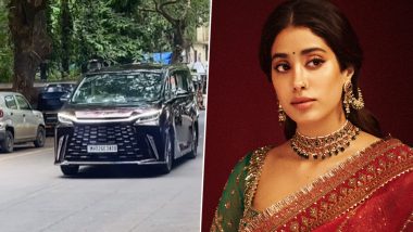 Janhvi Kapoor Flaunts Her Swanky New Lexus LM Car As She Cruises on Mumbai Streets; Here’s How Much the Luxury SUV Costs!