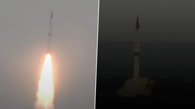 Shaheen II Missile Launch: Pakistan Successfully Conducts Training Launch of Its Surface-to-Surface Ballistic Missile (Watch Video)