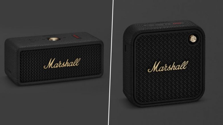 Marshall Emberton III, Marshall Willen II Portable Speakers Launched in India; Know Price, Specifications and Features