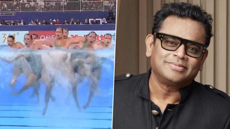 AR Rahman’s ‘Taal Se Taal’ Inspires USA Artistic Swimming Team at World Aquatics Doha 2024; Watch Video of the Stunning Performance!