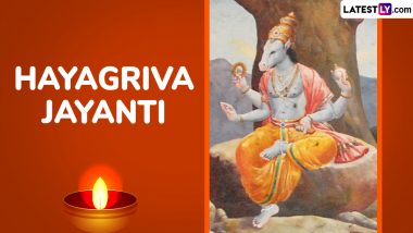 Hayagriva Jayanti 2024 Date and Time on Shravan Purnima: Know Shubh Muhurat and Significance of Hindu Festival Celebrating Birth Anniversary of Lord Vishnu Incarnation