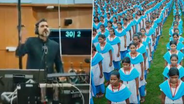 Independence Day 2024: Ricky Kej Unveils His Soulful Rendition of Indian National Anthem Featuring 14,000 Tribal Kids, Sets Guinness World Record! (Watch Video)