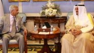 S Jaishankar Meets Kuwait&rsquo;s Top Leaders: EAM Holds Bilateral Meetings With Crown Prince Sheikh Sabah Al-Khaled Al-Sabah and PM Sheikh Muhammad Sabah Al-Salem Al-Sabah (See Pics)