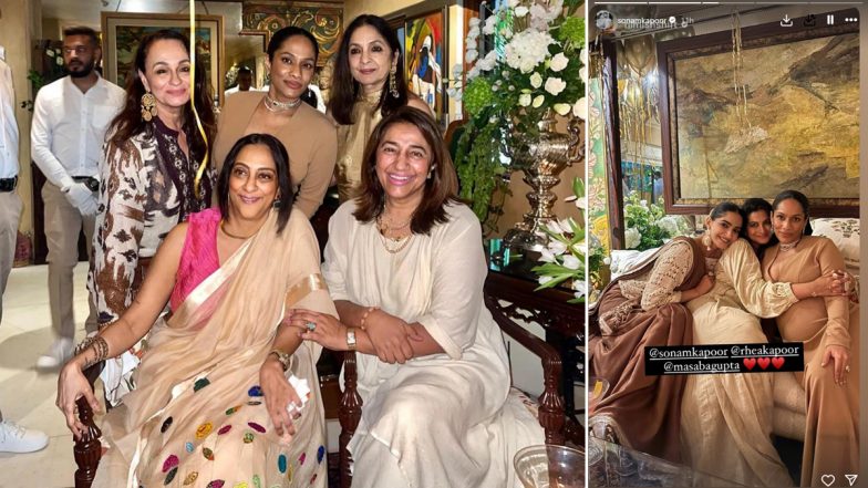 Masaba Gupta’s Baby Shower: Sonam Kapoor Shares Pics With Mom-to-Be; Neena Gupta, Soni Razdan & Others Attend the Celebration!