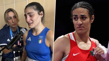 Angela Carini Apologises to Imane Khelif Amid Gender Row at Paris Olympics 2024, Says ‘I Am Sorry For My Opponent…’