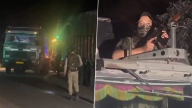 Jammu and Kashmir: Security Forces Engage in Joint Operation in Udhampur After Establishing Contact With Terrorists; High Alert Across Valley Ahead of Independence Day (Watch Video)