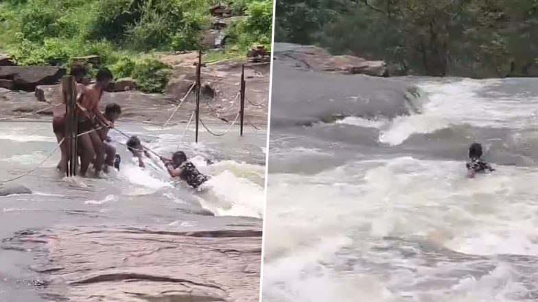 Instagram Reels Craze Takes Another Life: Youth Falls Over 150 Feet to His Death While Shooting Reel In Waterfall in Rajasthan’s Bhilwara, Disturbing Video Surfaces