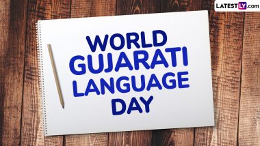 World Gujarati Language Day 2024 Date: Know the Significance of the Day That Honours the Birth Anniversary of Kavi Narmad