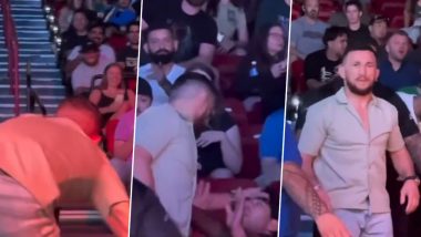 UFC Fighter Merab Dvalishvili Jumps into Crowd to Confront Heckler, Video Goes Viral