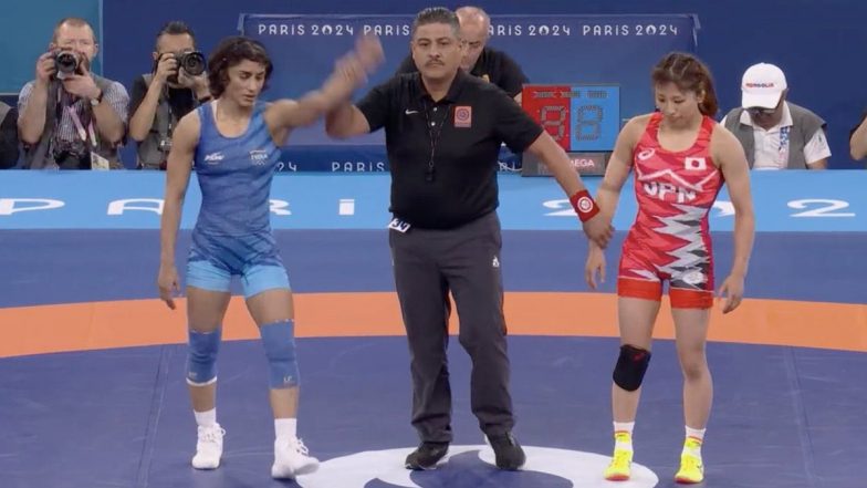 Paris Olympics 2024: Vinesh Phogat Secures Big Win Over Yui Susaki To Reach Women’s 50 Kg Freestyle Quarterfinals