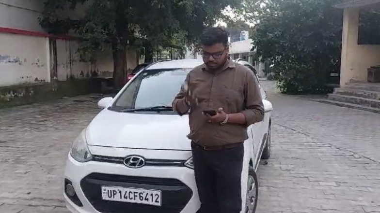 Uttar Pradesh: Man Fined INR 1,000 by Noida Police for Driving Car Without Helmet