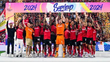 Bayer Leverkusen Wins German Supercup 2024 on Penalties Against VfB Stuttgart, Patrik Schick Scores Late to Force Shoot-Out